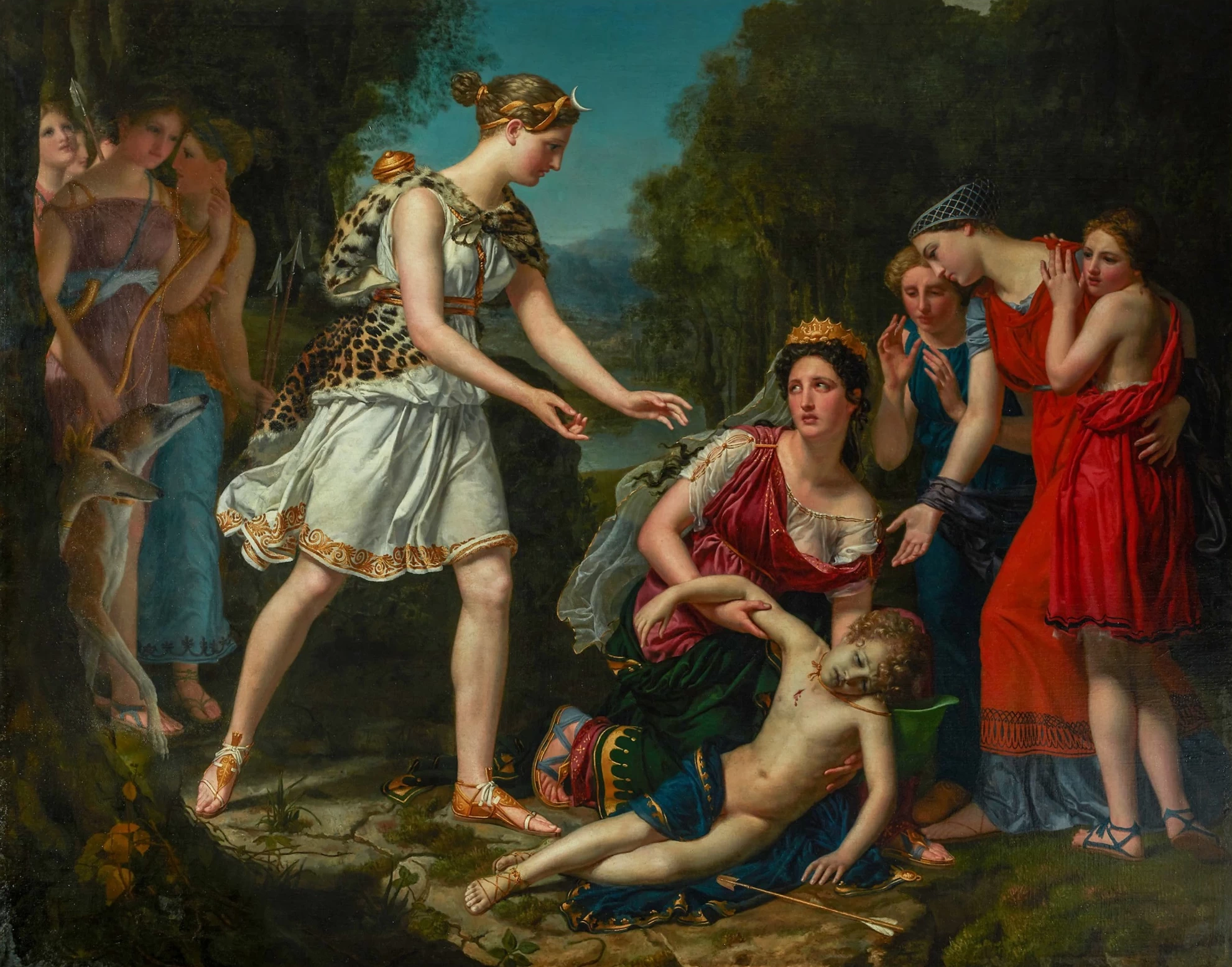 La morte di Cenchiria, figlio di Nettuno e della ninfa Pirene